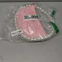 CARIEDO Pearl Soft Face Pleated Handbag Advanced Evening Bag Party Prom Bride Purse Phone Clutch Purse