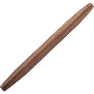 Muso Wood Decorative French Rolling Pins for Baking,Wooden Rolling Pin,Pastry Pizza Dough Roller (Walnut 15-3/4 Inch)