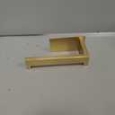 Auxmir No Drilling Self Adhesive Toilet Paper Holder, Premium Rustproof SUS304 Stainless Steel Roll Holder Wall Mount Tissue Holder for Bathroom Kitchen Washroom, Toilet Paper Holder-Gold