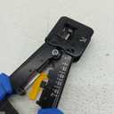 EZ RJ45 Professional Crimper Tool Pass Through Cat5 Cat5e Cat6 Crimping Tool for RJ45/RJ12 Regular and End-Pass-Through connectors