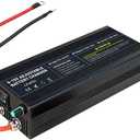 14.6V 80A Lithium Iron Phosphate Battery lfp Charger, 0-80 A Adjustable Current,Fast Charging, Interface Ring Terminal Used for 12V LiFePO4 Batteries.