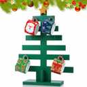 Bokon Christmas Mug Holder Tree Christmas Tree Coffee Cup Holder with 6 Removable Hooks 16 Inch Countertop Mug Rack for Counter, Coffee Bar, Kitchen Accessories and Organizer Station
