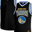 Ultra Game Youth NBA Official Standard Tank Top Mesh Sleeveless Muscle T-Shirt (14-16, Black)