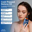 Raw Batana Oil for Hair Growth 4 fl oz - 100% Pure, Natural, Cold-Pressed Oil for Hair, Skin, Face & Lashes - Aceite de Batana