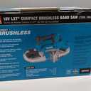 Makita XBP04Z 18V LXT Lithium-Ion Compact Brushless Cordless Band Saw, Tool Only