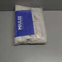 MIULEE Non-See-Through Privacy Linen Curtains 2 Panels, Light Filtering Window Curtains Farmhouse Textured Back Tab Semi Sheer Drapes for Bedroom Living Room, 52 x 84 Inches Long, Natural White