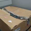 Lessymo Area Rugs 9x12 Living Room- Large Area Rug Machine Washable Area Rug for Bedroom Living Room, Vintage Rugs Boho Floral Medallion, Non-Slip Rubber, Low Pile, Kid & Pet Friendly, Grey White