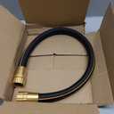 Giraffe Tools Leader Hose 2ft x 5/8", 24INCH Short Water Hose for Hose Reel, Lightweight, Flexible with Female Female Fittings