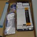 Full Screen with Screen Frame for Samsung Galaxy M33 SM-M336B SM-M336BU LCD Display Touch Digitizer Screen Replacement with Tool Kit and Adhesive Black 6.6"