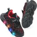 Cartoon LED Illuminated Sneakers for Outdoor Sports and Running with Breathable Design and Party Fun