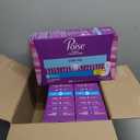 Poise Ultra Thin Incontinence & Postpartum Pads for Bladder Leaks, 4 Drop Moderate Absorbency, Regular Length, 144 Count