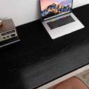 Livelynine 36 X 394 Inch Countertop Contact Paper Black Wood Counter Top Peel and Stick Waterproof Heat Resistant Wood Vinyl Wrap for Furniture Table Cover Desk Wallpaper Removable Kitchen Cabinet