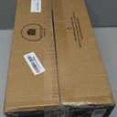 MALACASA 3 Tier Serving Trays for Party, Stoneware Serving Platters and Trays, 14 Inch Tiered Tray Stand, Fruit Tray, Trays for Serving Food, Black Dessert Stand with Collapsible Sturdier Metal Rack