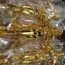 10'' Gold Award Trophy, 6 Pack Plastic Gold Award Trophies Oscar Trophy for-Award Ceremony,Celebration Competition,Events, Sports, Party Decorations,Ceremony and Appreciation Gift