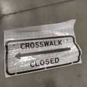 24"X12" Superbright Cone Bar Roll-Up Sign