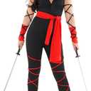 Morph Women's Ninja Costume Adult Halloween Costume For Women (Medium)