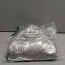 Pro Goleem Satin Pack n Play Playard Sheet Fitted 2 Pack Great for Baby Hair Silk Feeling 27x39 Inch Portable Mini Crib Sheet Playard Mattress Cover Unisex White and Gray