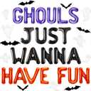 JeVenis Ghouls Just Wanna Have Fun Banner Balloons Garland for Bachelorette Party Birthday Party Decorations