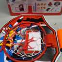 JOYIN Arcade Basketball Game Set with 4 Balls and Hoop for Kids 3 to 12 Years Old Indoor Outdoor Sport Play - Easy Set Up - Air Pump Included - Ideal for Competition
