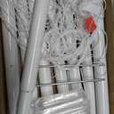 Franklin Sports Competition Soccer Goals - Backyard Portable Steel Soccer Goals - Adult + Youth Soccer Goal with Net + Ground Stakes Included 