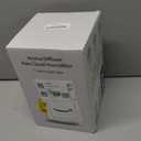 cjc Cloud Rain Humidifier for bedroom with Soothing Rain Sounds Sleep Aid, Waterfall Night Light, Mushroom Design Air MoisturizerRoom Decor Aesthetic for living room (White) (Regular)