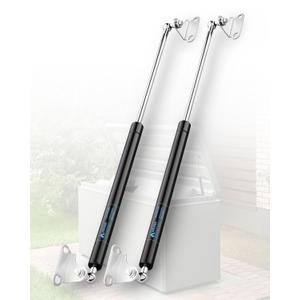 ARANA 20 inch Gas Struts Spring Shocks 22.5Lbs/100N 20" with L-Type Mounts for TV Cabinet Door Tool Toy Box Boat Hatch Door and Creative DIY Applications (fit for 18-25LBS), 2 Pcs