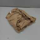 Tatuo 31 Inch Large Christmas Tree Skirt Decorations Fit 3.3~5 ft Xmas Tree Linen Burlap Trees Skirt for Christmas Xmas New Year Party Holiday Family Winter Home Indoor Outdoor Decor (Linen Color)