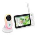 LeapFrog LF2415 Baby Monitor, 5 IPS LCD Screen, 1000ft Range, Night Vision, Soothing Lullabies, NightLight, 2-Way Audio, Temperature Sensor, SecureTransmission No WiFi