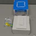 Lutron Caseta Original Smart Dimmer Switch With Wallplate (Lutron Smart Hub Required), for LED Lights, 150 Watt, Single-Pole/3-Way, No Neutral Required, PDW-6WCL-WH-A, White