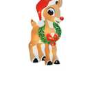 12IN Rudolph The RED Nosed Reindeer Lighted Holiday Christmas Window DÉCOR with Suction Cup for Hanging