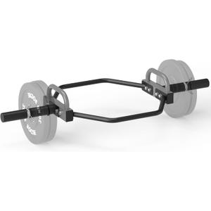 Hex Trap Bar 2-Inch Olympic Weightlifting Barbell,48.6" Deadlift Bar for Squats,Shrugs,Push-Ups,400Lbs Weight Capacit Suitable Home Gym Equipment Workouts for Beginners,Women,Men-Multiple Colors (Gray)