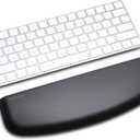 Kensington ErgoSoft Wrist Rest for Slim, Compact Keyboards, Black (K52801WW), 3.9 x 0.4 x 11.1 inches