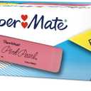 Paper Mate Pink Pearl Erasers, Medium, 24 Count - Back to School, Classroom, Teacher Supplies