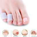 3 x Dr.Pedi Toe Protectors Toe Sleeves Toe Tube Pads for Hammer Toe Relieving Toe Pain 5 Pairs
