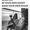 Generic Vintage Canvas Wall Art Trendy The New York Times Poster Funky Breaking NewsBe Your Own Daddy Make Your Own Sugar Black and White Newspaper Wall Decor for Living Room Bedroom (30X45cm UnFramed, colorful02)