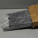 5 Pieces Fireplace Tools Set Wrought Iron Fireplace Tools with Chimney Poker, Tongs, Shovel, Brush and Stand Hearth Accessories Set, Black (11x30inch)