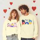 ASTANFY Mom Sweatshirt Dad Sweatshirts Magical Family Matching Outfits Mom and Dad Long Sleeve Shirt Mother Father Day Tops (Large, Apricot(men))