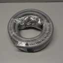 1/2inch 50ft Liquid-Tight Conduit and Connector Kit,Flexible Non Metallic Liquid Tight Electrical Conduit Kit with 5 Straight and 3 90-Degree Connector Fittings,1/2 in. Dia