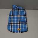 Kuoser Waterproof Dog Coat, Reversible Dog Jacket for Medium Dogs, Adjustable Durable Doggie Winter Coat Warm Puppy Cold Weather Apparel from Small to Large Breed, Blue M, 1psc