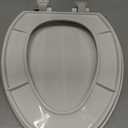 Bemis 7300SLEC Slow Close Toilet Seat, Easy Clean Hinges and Durable Plastic Seat, Made in USA, Elongated, White