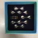 CNICK Tesla Smart Ring Accessories: Ceramic Ring for Model 3/Y/X/S to Replace Key Card Key fob. (6, Black)