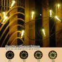 Vintage Christmas Lights Battery Powered 6.5Ft 10 LED Edison Hanging Lights with Remote Timer, Indoor Fairy Lights Shatterproof Outdoor Patio String Lights for Bedroom Garden Camping Christmas Decor