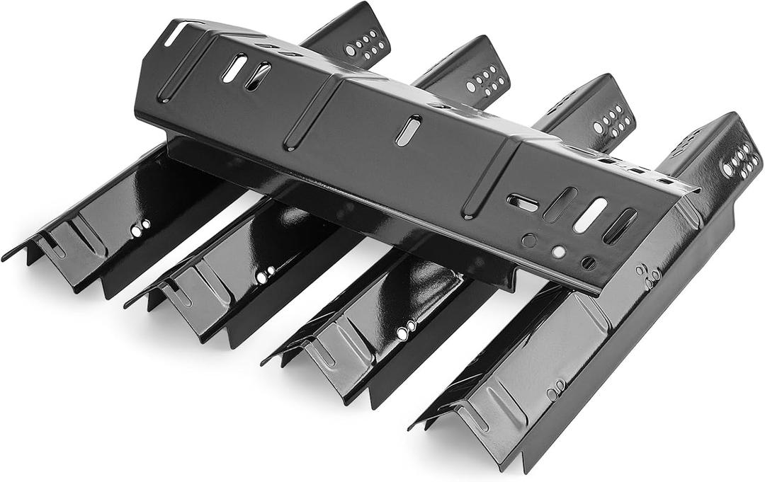 Grill Heat Plate Replacement Parts for Dyna-Glo DGH474CRP, DGH485CRP, Heat Plates for Dyna-Glo 5 Burner Grill, Dyna-Glo 4 Burner DGH450CRP Grill Parts, Porcelain Steel Heat Plate for Revoace GBC1793W