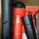 Leaf Blower Cordless for Milwaukee M18 Battery(No Battery) - 580CFM & 6 Speed Levels, Electric Brushless Cordless Handheld Blower for Town Care, Patio, Blowing Leaves and Snow (Black & Red)