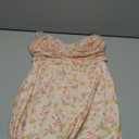 Spaghetti Straps Ruffle Chiffon Bridesmaid Dresses Long with Slit A Line Formal Dress for Women, Small