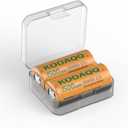 2X Rechargeable 18350 3.7V 10A Batteries, [1500mAh] New Version High Capacity Drain Li-ion Rechargeable Lithium Battery