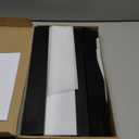 4 Tier Greeting Card Display Stand Black Bamboo and Acrylic Sticker Display Stand Trading Card Holder Retail Photos Shelf for Vendors Craft Collection & Show