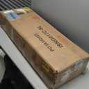 Iwell Storage Cabinet with 2 Doors and 4 Adjustable Shelves, Buffet Cabinet with Storage, Floor Cabinet for Living Room, Entryway, Kitchen, Rustic Gray (Grey)