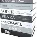 PTShadow 7 Pcs Decorative Books Aesthetic Chic Faux Book Set for Room Décor, Modern Home Decor Coffee Table Decor