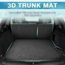 Mixsuper Cargo Liner for Jeep Grand Cherokee 2022-2026, All Weather TPE Trunk Cargo Mat with Backrest Protectors Compatible with Grand Cherokee & 4xe (Not for Grand Cherokee L/WK)